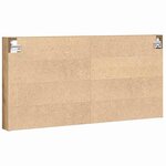 vidaXL Vitrine Chêne artisanal 100 x 8 5 x 50 cm Bois d'ingénierie