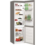Indesit li8sn1ex - réfrigérateur congélateur bas 328 l (230 + 98) - froid statique - l 59 5 cm x h 188 9 cm - silver