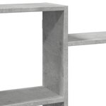 vidaXL Étagère murale gris béton 159x18x65 cm bois d'ingénierie