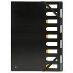 Trieur Rigide Harmonika® Exactive® Dos Extensible 9 Compartiments Noir - Noir - X 5 - Exacompta