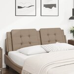 vidaXL Coussin de tête de lit cappuccino 160 cm similicuir