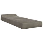 vidaXL Canapé-lit pliable Gris clair 60 x 70 x 41 cm Tissu