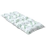 vidaXL Coussins de chaise à dossier haut lot de 4 modèle de feuille