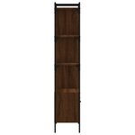 vidaXL Bibliothèque avec porte chêne marron 44 5x30x154 5 cm