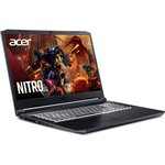 Pc portable gamer - acer nitro an517-52-505s - 17 3 fhd 144hz - core i5-10300h - 16go - stockage 512go ssd - rtx3060 - w10 - azerty