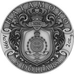 Pièce de monnaie en Argent 5 Dollars g 62.2 (2 oz) Millésime 2025 Warrior's Path HATAMOTO