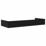 Cadre de lit avec rangement Chêne noir 80 x 200 cm Bois d'ingénierie