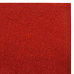 vidaXL Tapis rouge 1 x 5 m 400 g/m²