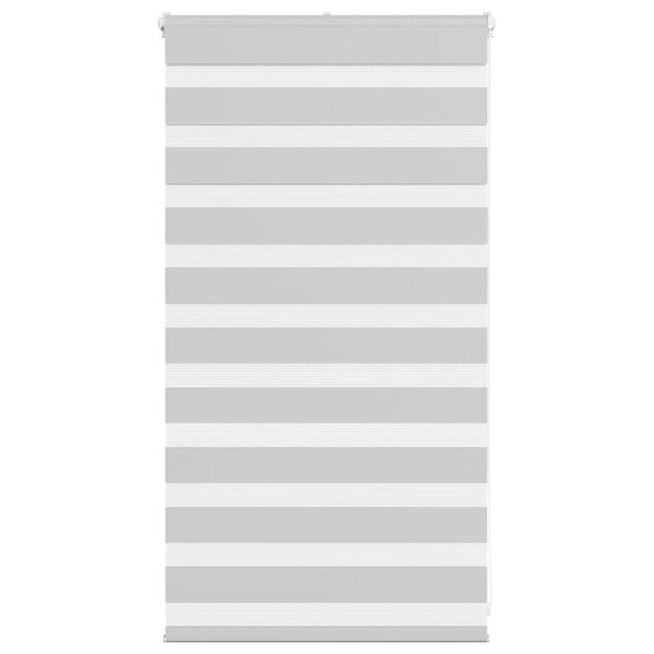 vidaXL Store zèbre gris clair largeur du tissu 85 9 cm polyester