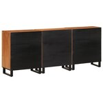 vidaXL Buffets 3 Pièces 60x34x75 cm bois d'acacia massif