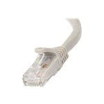 Startech.com câble réseau cat6 gigabit utp sans crochet de 2m - cordon ethernet rj45 anti-accroc - m/m - gris