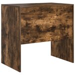 vidaXL Bureau Chêne fumé 80x50x76 cm Bois d'ingénierie