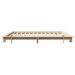 vidaXL Cadre de lit sans matelas 200x200 cm bois massif de pin