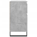 vidaXL Buffet Gris béton 60x35x70 cm Bois d'ingénierie