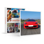 Pilotage 3 tours au volant d'une ferrari 458 italia sur le circuit château gaillard - smartbox - coffret cadeau sport & aventure