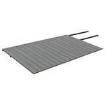 vidaXL Panneaux de terrasse et accessoires WPC Marron/gris 40 m² 4 m