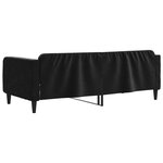 vidaXL Lit de repos sans matelas noir 90x190 cm velours