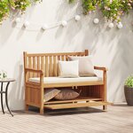 vidaXL Banc de Rangement de Jardin Marron 228 x 60 x 90 cm