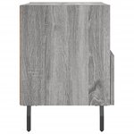 vidaXL Tables de chevet 2 Pièces sonoma gris 40x35x47 5 cm