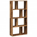 vidaXL Bibliothèque vieux bois 60x20x120 cm bois d'ingénierie