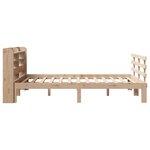 vidaXL Cadre de lit et tête de lit sans matelas 135x190 cm