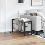 vidaXL Étagère Gris Sonoma 82 x 32 x 47 cm Bois d'ingénierie