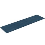 vidaXL Tête de lit murale 12 Pièces Bleu Velours