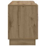 vidaXL Meuble TV 102 x 34 5 x 47 cm Chêne artisanal Bois d'ingénierie