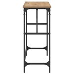 vidaXL Table console Chêne artisanal 75 x 32 x 75 cm Bois d'ingénierie