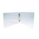Classeur Pour Fiches Bristol 125x200 2 Anneaux 25mm Polypropylène Crystal Colours - Cristal - X 10 - Exacompta