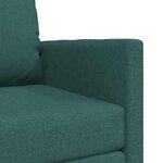 vidaXL Canapé-Lit Vert foncé 74 x 77 x 81 cm tissu