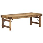 vidaXL Table basse 110x55x40 cm en bois massif récupéré