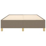vidaXL Cadre de lit Taupe 140x200 cm Tissu