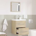 vidaXL Cabinet de salle de bain 41 x 38.5 x 48 cm Bois d'ingénierie