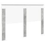 vidaXL Tête de lit Gris béton 150 cm Bois d'ingénierie