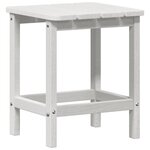 vidaXL Ensemble de salon de jardin 3 Pièces Blanc HDPE