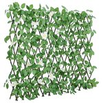 vidaXL Treillis de lierre artificiel extensible vert 5 Pièces 186x30 cm