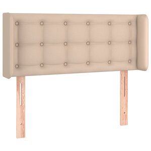 vidaXL Tête de lit avec oreilles Cappuccino 93x16x78/88 cm Similicuir