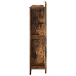 vidaXL Cabinet de Tête de Lit Chêne fumé Bois d’ingénierie