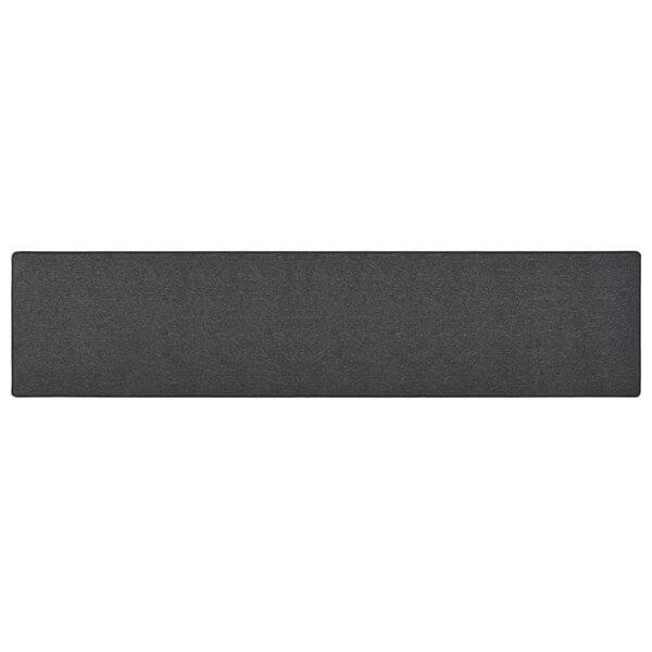 vidaXL Tapis de couloir Anthracite 50x250 cm