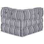 vidaXL Coussin Gris 70 x 70 x 54 cm Polyester