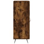 vidaXL Buffet Chêne fumé 34 5x34x90 cm Bois d'ingénierie