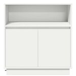 vidaXL Buffet LED Blanc 71 x 34 5 x 75 cm Bois d'ingénierie