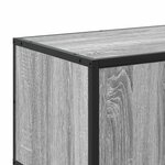 vidaXL Meuble TV sonoma gris 210x35x41 cm bois d'ingénierie