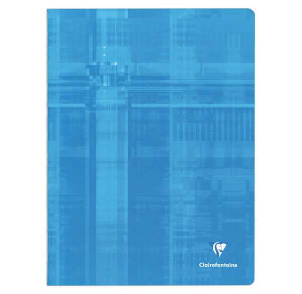 Cahier piqué 24x32cm 48p 90G séyès Couverture vernie Aléatoire CLAIREFONTAINE