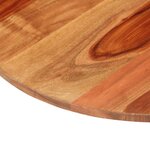 vidaXL Dessus de table Bois solide Rond 15-16 mm 40 cm