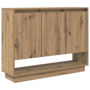 vidaXL Buffet Chêne artisanal 97 x 29 x 75 cm Bois d'ingénierie