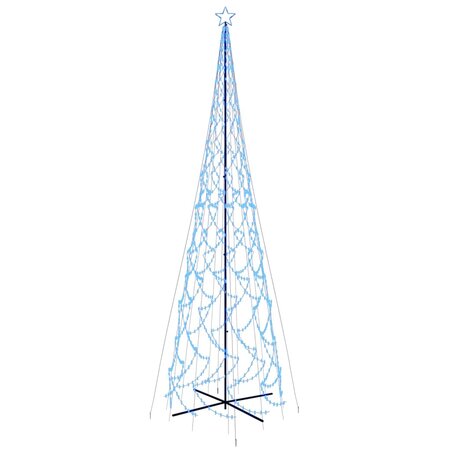 vidaXL Arbre de Noël cône 3000 LED Bleues 230x800 cm