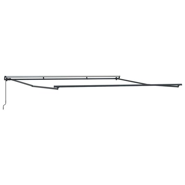 vidaXL Auvent Anthracite 4 × 3 5 m Métal