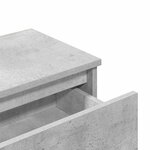 vidaXL Tables de chevet 2 Pièces Gris béton 40x30x39 cm Aggloméré